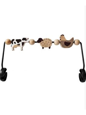 Wooden Farm Toy Bar for BabyBjörn Baby Bouncer